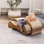 New ScratchMe Cat Scratching Post Lounge Relaxing Bed Scratcher Cardboard Catnip