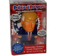 Donald Trump Political Poopers Collectible Candy Dispenser NEW in BOX FREE SHIP