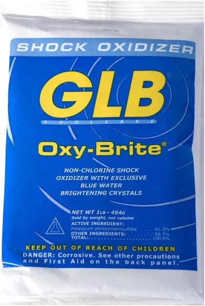 GLB Oxy-Brite Granule Shock Oxidizer 1 lb