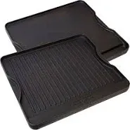 Cast Iron Reversible Griddle and Grill Cook Top