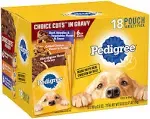 Pedigree Chopped Ground Dinner Wet Dog Food Variety Pack