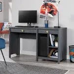 Sauder Dover Edge Home Office Computer Desk, Denim Oak Finish