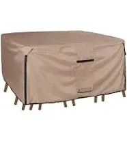 ULTCOVER Brown Table Set Cover Rectangular 88x62 brand new never used