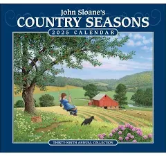 Andrews McMeel Publishing, Country Seasons 2025 Wall Calendar by John Sloane