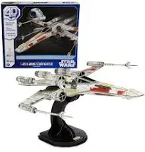 4D Build Star Wars T-65 X Wing Starfighter 3D Model Kit 160 pc BRAND NEW (6)