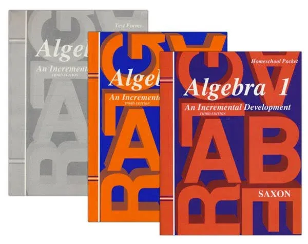 Saxon Algebra 1: Homeschool Kit Third Edition by SAXON PUBLISHERS - Hardcover - 1998-01-01 - from GridFreed LLC (SKU: Q-1565771230)