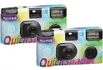 Fujifilm QuickSnap One Time Use 35mm Camera with Flash, 2 Pack Exp 5/2023 New