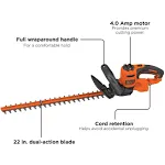 BLACK+DECKER BEHT350FF 22" Electric Hedge Trimmer