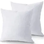 Utopia Bedding Throw Pillows Insert Pack of 2 White