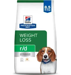 Hill&#039;s r/d Weight Reduction Chicken Dry Dog Food 17.6 lb