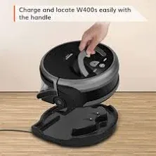 Ilife Shinebot W400 Floor Washing Mop Robot, Black and Silver