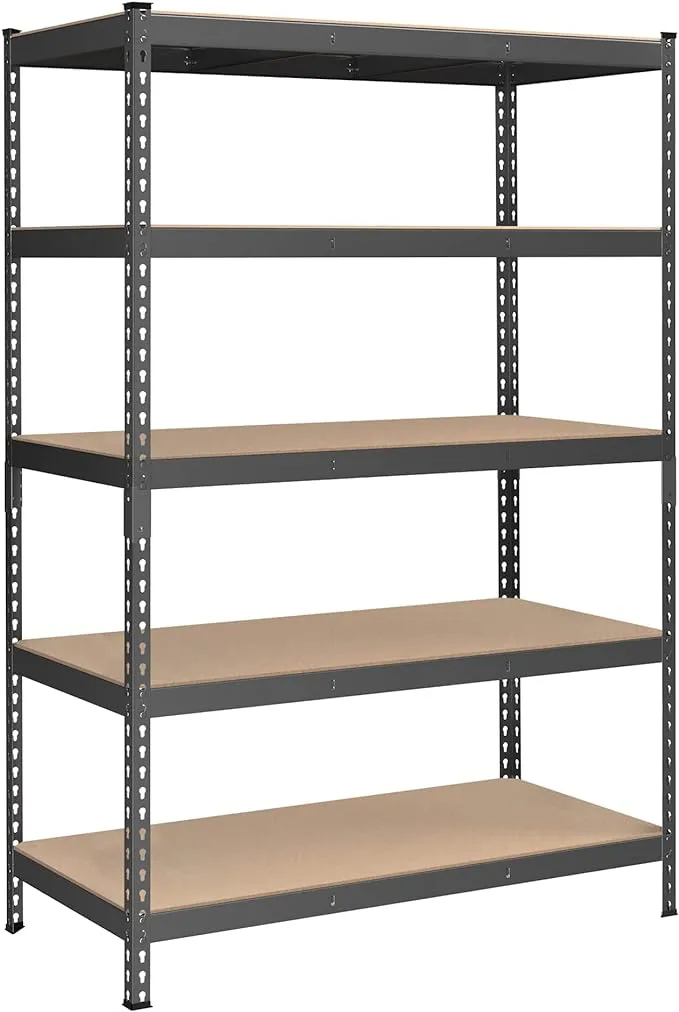 Songmics 5-Tier Storage Shelves Garage Storage Boltless Assembly Adjustable Shelving Unit