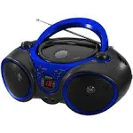 Portable Sport Stereo CD Player with AM/FM Radio and Aux Line-in Headphone Jack