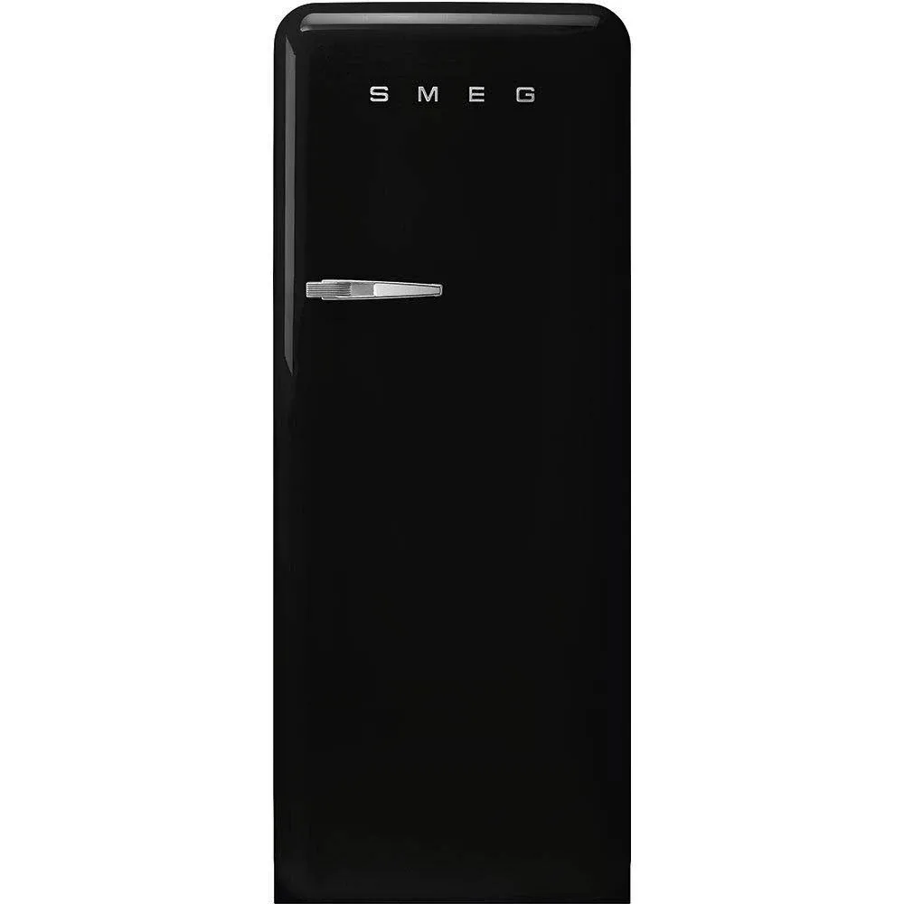 Smeg 50's Retro Style Aesthetic Black Right-Hinge Refrigerator