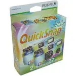 Fujifilm 7130786 QuickSnap 400 Disposable Flash Camera (Pack of 2)