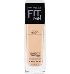 Maybelline, Fit Me, Dewy + Smooth Foundation, 125 Nude Beige