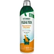 Vet&#039;s Best Flea and Tick Home Spray Flea Treatment for Dogs/Cats 32oz. Fast...