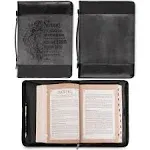 Christian Art Gifts Bible Cover-Be Strong Joshua 1:9 XL