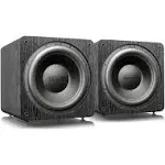 SVS SB-3000 13" Subwoofer with 800W RMS, 2,500W Peak Power, Sealed Cabinet - Pair (Premium Black Ash)