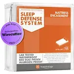 Hospitology Sleep Defense System - Waterproof / Bed Bug Proof Mattress Encasement, Full XL