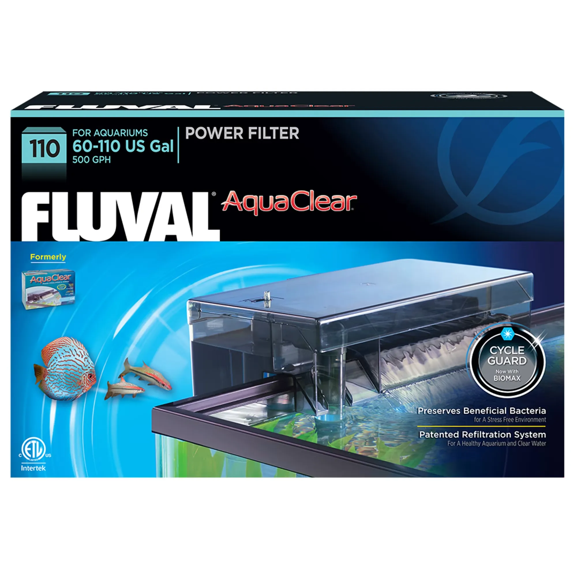 Aquarium, Aquaclear Power Filter (Aquaclear 20 (100 GPH - 5-20 Gallon Tanks))