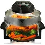 MegaChef The Multipurpose Halogen Oven Air Fryer in Black