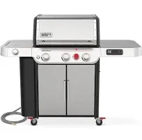 Weber - Genesis Smart SX-335 Natural Gas Grill - Stainless Steel