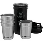 Stanley Shot Glass 4-Set Black Universal