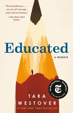 Educated: A Memoir (Random House Large Print) - Paperback - VERY GOOD