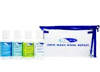 SBR TRISWIM Chlorine-Out Shot Set Bag (Shampoo Conditioner Body Wash Lotion)