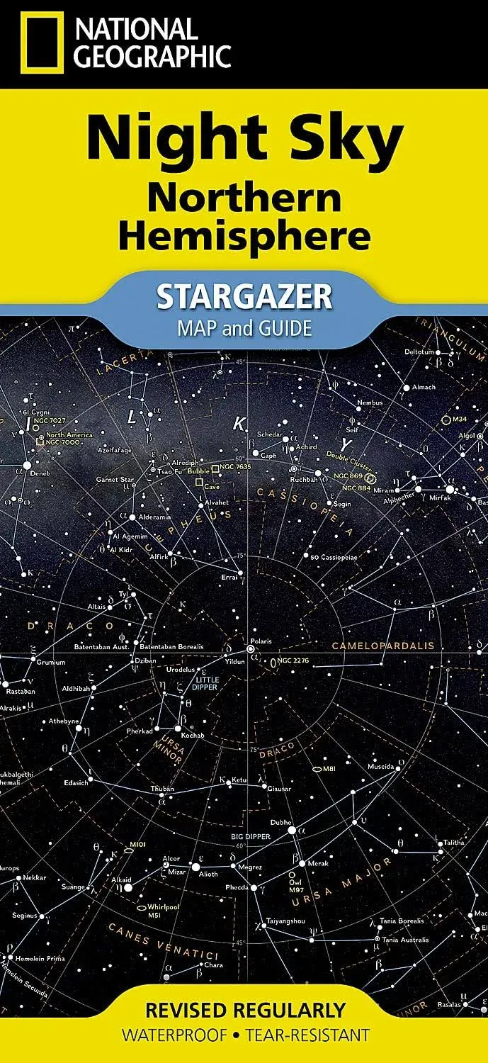 National Geographic Night Sky - Northern Hemisphere Map (Stargazer Folded) [Book]