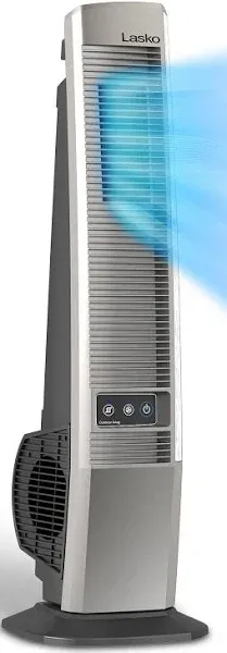 42&#034; Portable Outdoor Tower Fan with Bluetooth Technology for Decks, Patios.