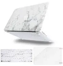 Mosiso Plastic Pattern Hard Case Keyboard Cover with Screen Protector Compatible MacBook Air 13 Inch