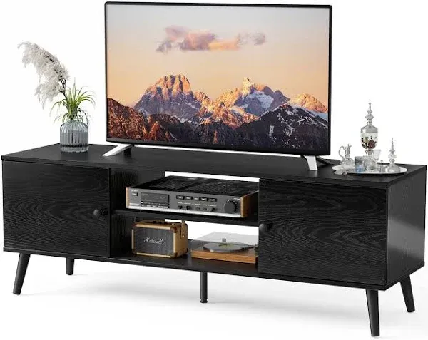 Sweetcrispy 55 60 inch TV Stand Entertainment Center