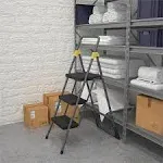 Commercial 3-Step Folding Stool