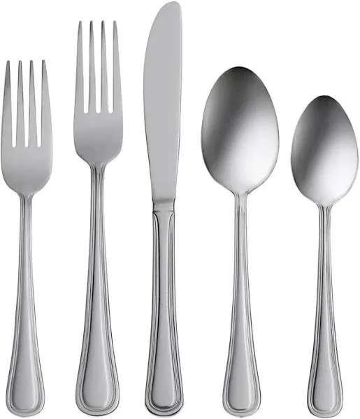 Oneida Hollis 74-Piece Everyday Flatware Set