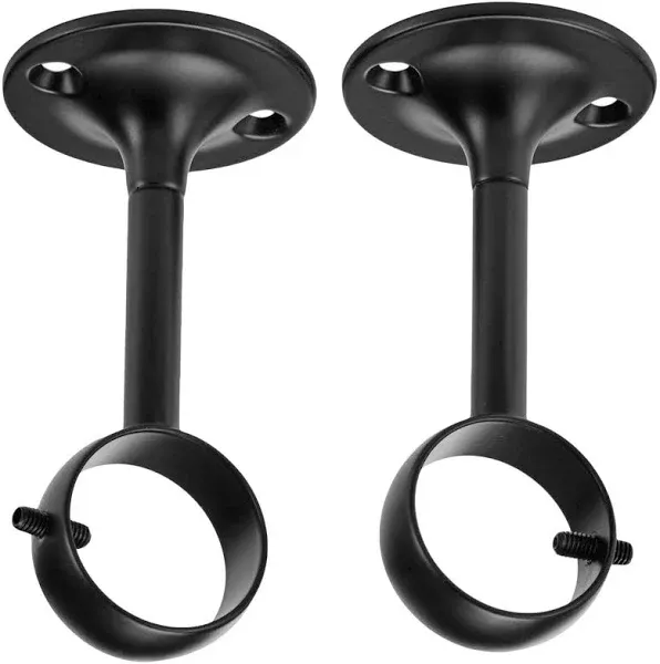 Amazon Basics Curtain Rod Ceiling-Mount Bracket Set of 2