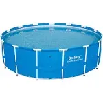 Bestway Steel Pro 15-foot x 48" Round Frame Above Ground Swimming Pool