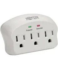 Tripp Lite SK3-0 - Direct Plug-in 3-Outlet Surge Protector