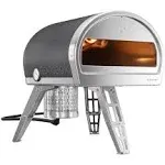 GOZNEY Propane Pizza Oven 12&#034; Stainless Steel Rear Burner Grey w/ Foldable Legs