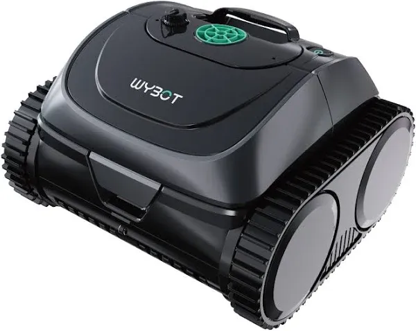 WYBOT C1 Cordless Robotic Pool Cleaner Black White