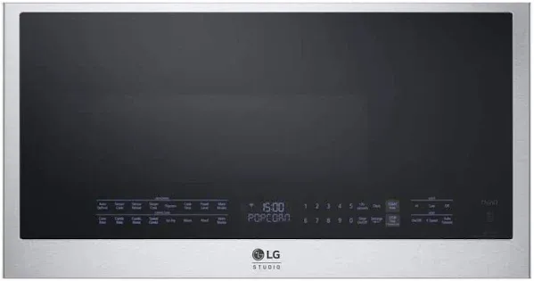 LG Studio 1.7 Cu. Ft. Convection Over-the-Range Air Fry Microwave Oven