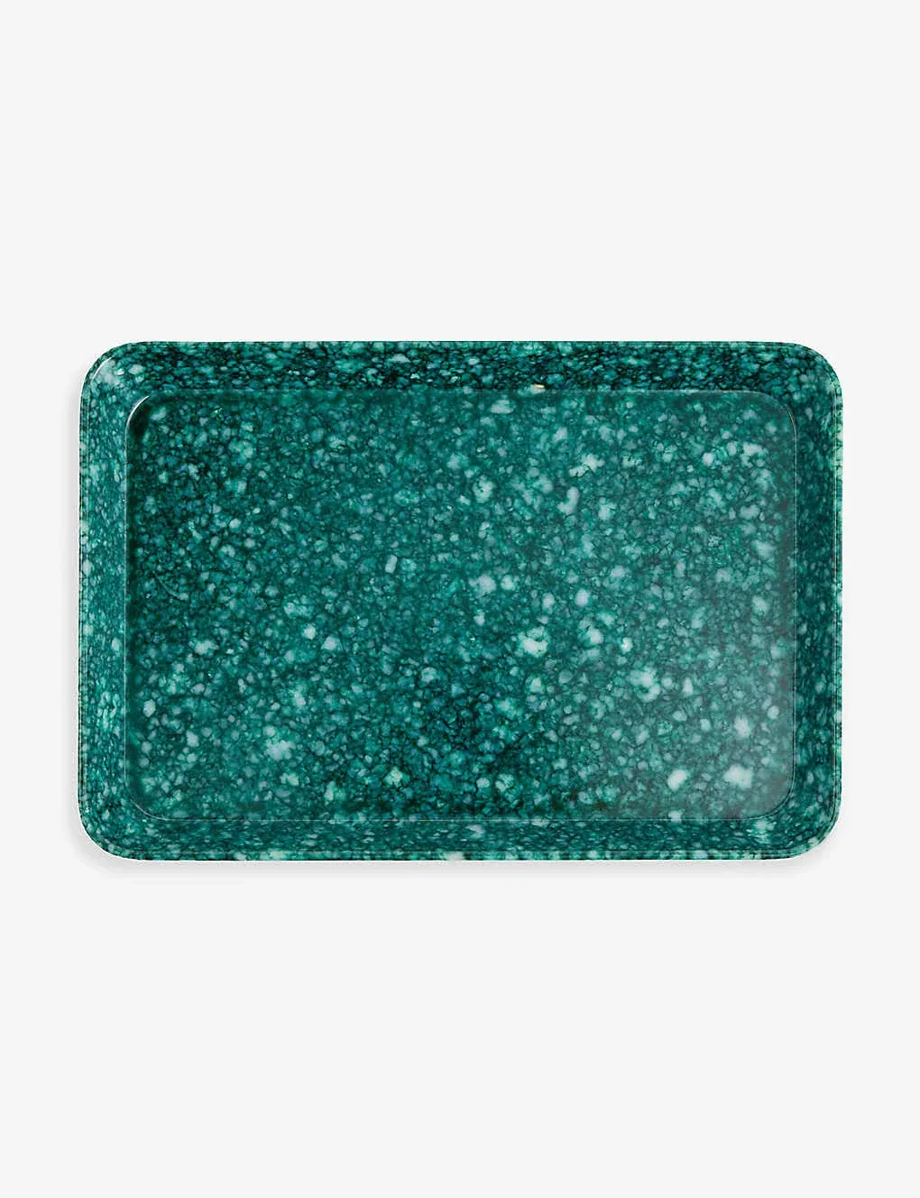 Hightide Green Marbled Melamine Desk Tray 23.5Cm M