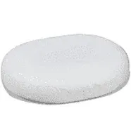 DMI 16&#034; x 13&#034; x 3&#034; Foam Contoured Ring Cushion Polyester/Cott<wbr/>on Cover White