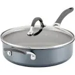 Circulon 5-Quart ScratchDefense A1 Series Nonstick Saute Pan with Lid, Graphite