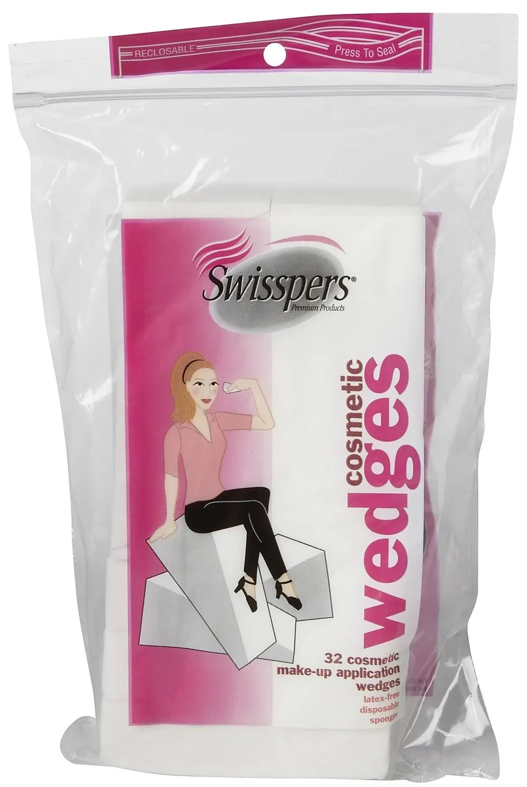 Swisspers Cosmetic Application Wedges - 32 ea