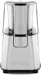 Ovente CG620S 2.1 oz Fresh Grind Electric Coffee & Tea Grinder Mill with 2 Blade Stainless Steel Grinding Bowl Silver