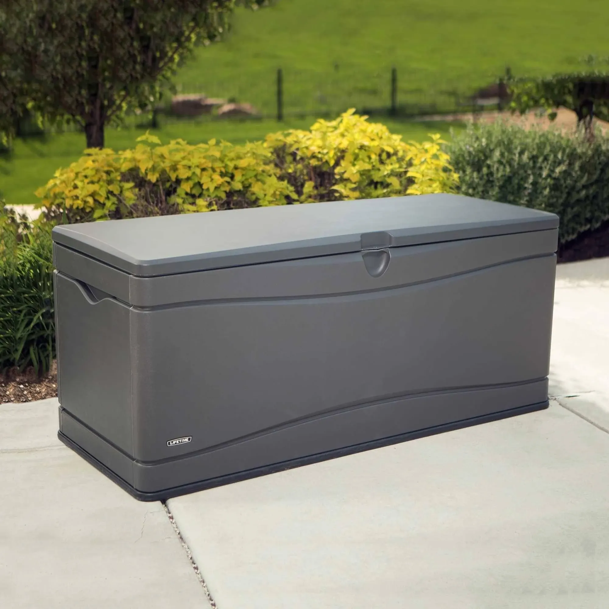 Lifetime 130 Gallon Heavy Duty Outdoor Storage Deck Box