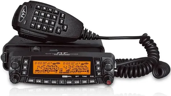 TYT TH-9800D Quad Band 50W Cross-Band Mobile, 10M6M2M70CM Mobile Transceiver, AB Dual Band Two Way Radio