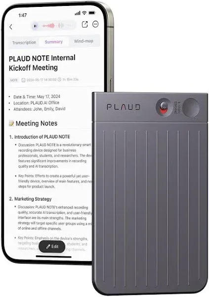 PLAUD NOTE ChatGPT Empowered AI Voice Recorder